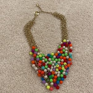 Amrita Singh multicolor neon bib necklace